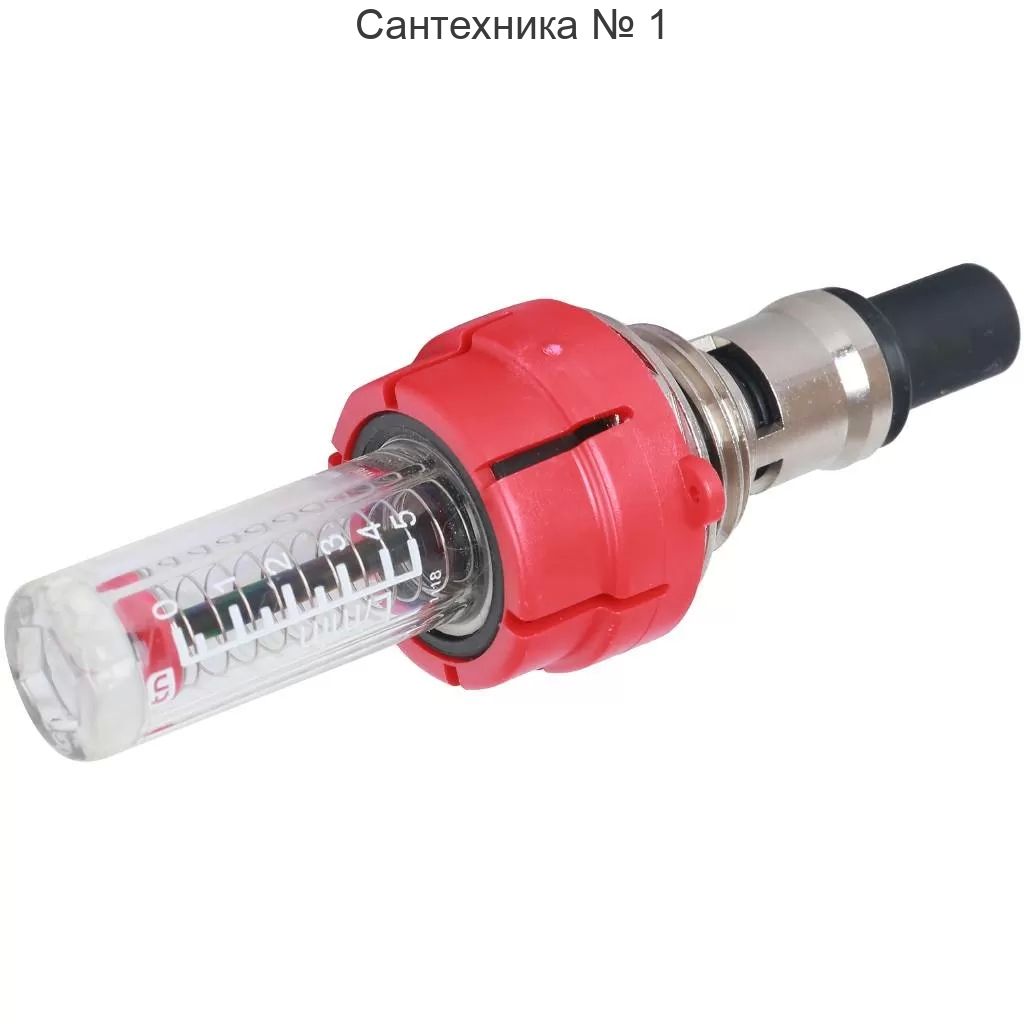 Расходомер для коллекторов из нержавеющей стали (шкала 0-5 л/мин) STOUT 1/2*