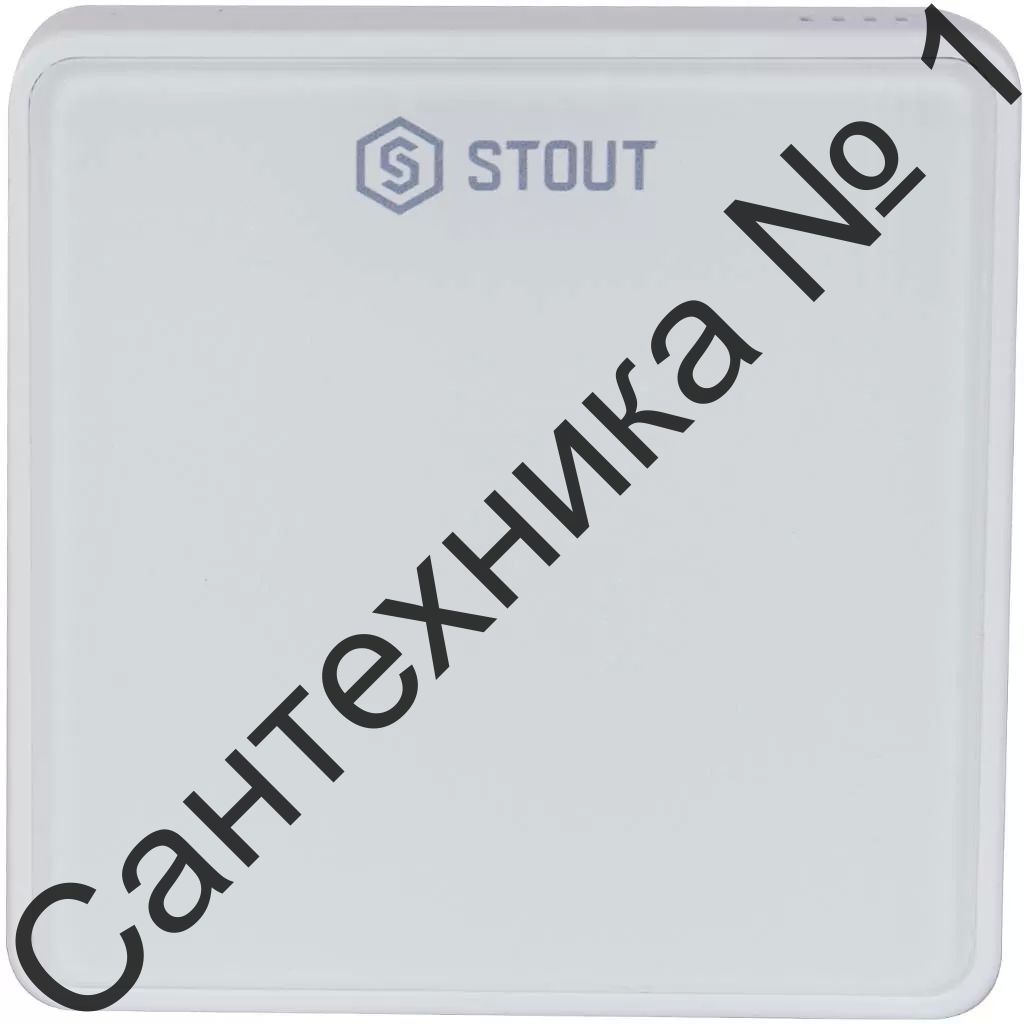 Беспроводной датчик температуры пола STOUT C-8f, белый