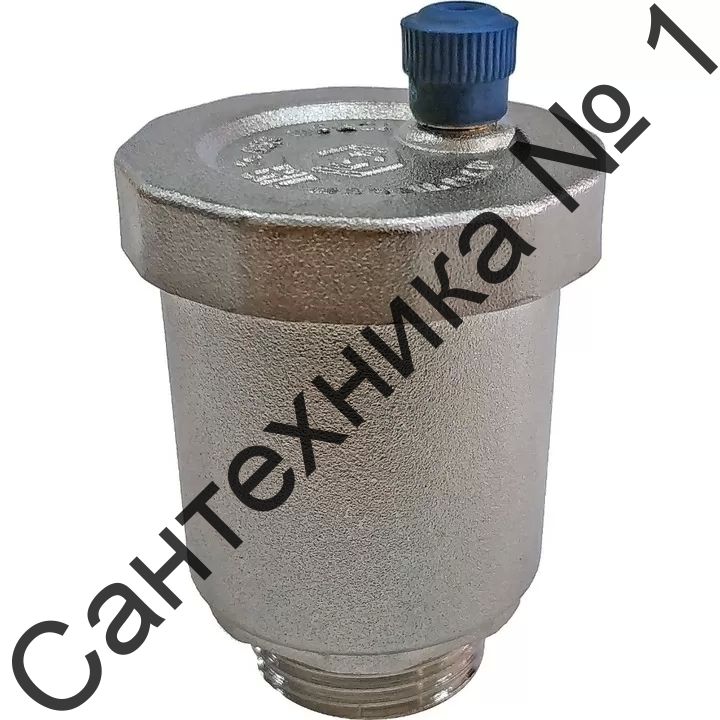 Воздухоотводчик автоматический Stout 3/4* (никель)