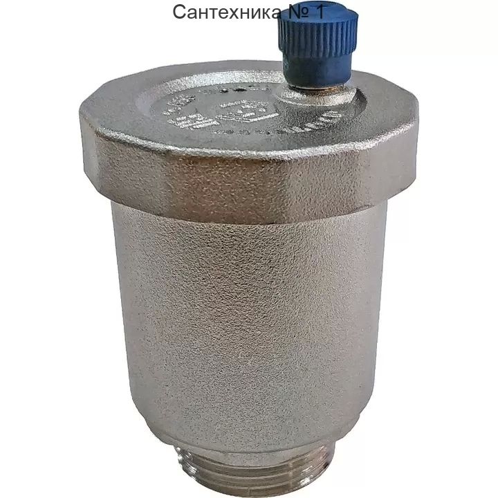 Воздухоотводчик автоматический Stout 3/4* (никель)