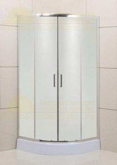 Душевой уголок Belbagno Uno-195 R прозрачное стекло, профиль хром 80х80 см схема 4 Душевой уголок Belbagno Uno-195 R прозрачное стекло, профиль хром 80х80 см схема 4