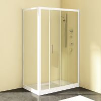 Душевой уголок Kolpa-San SQ LINE TV2D/S + SQ LINE TS без крыши 120х100 см схема 1 Душевой уголок Kolpa-San SQ LINE TV2D/S + SQ LINE TS без крыши 120х100 см схема 1