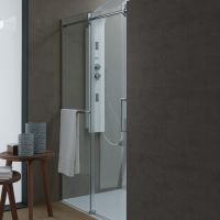 Душевая дверь в нишу Kolpa-San VIRGO TV/2DS 140 см схема 1