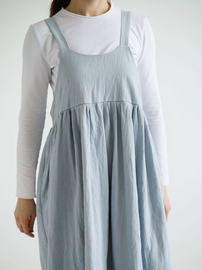 Сарафан Ortica из крапивы голубой