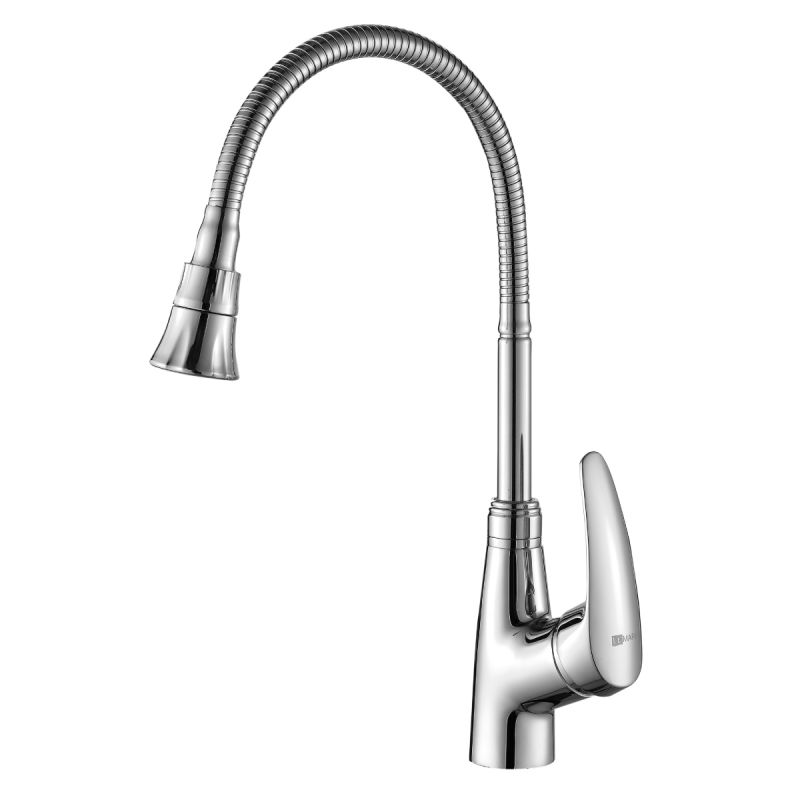 Смеситель для кухни Lemark Linara LM0413C с гибким изливом, хром