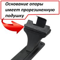 Багажник на крышу Mitsubishi Lancer 10, sedan, Атлант, крыловидные аэродуги (черный цвет)