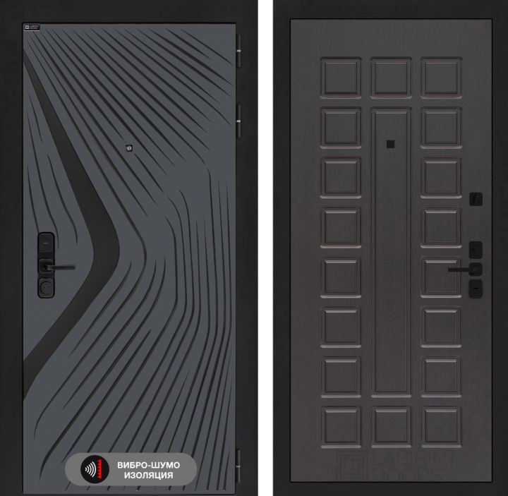 Дверь входная Лабиринт LEOLAB 04 Венге