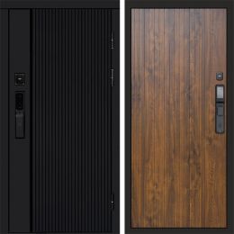 Входная дверь Termo-door УРБАН BLACK с электронным замком FLAT Дуб