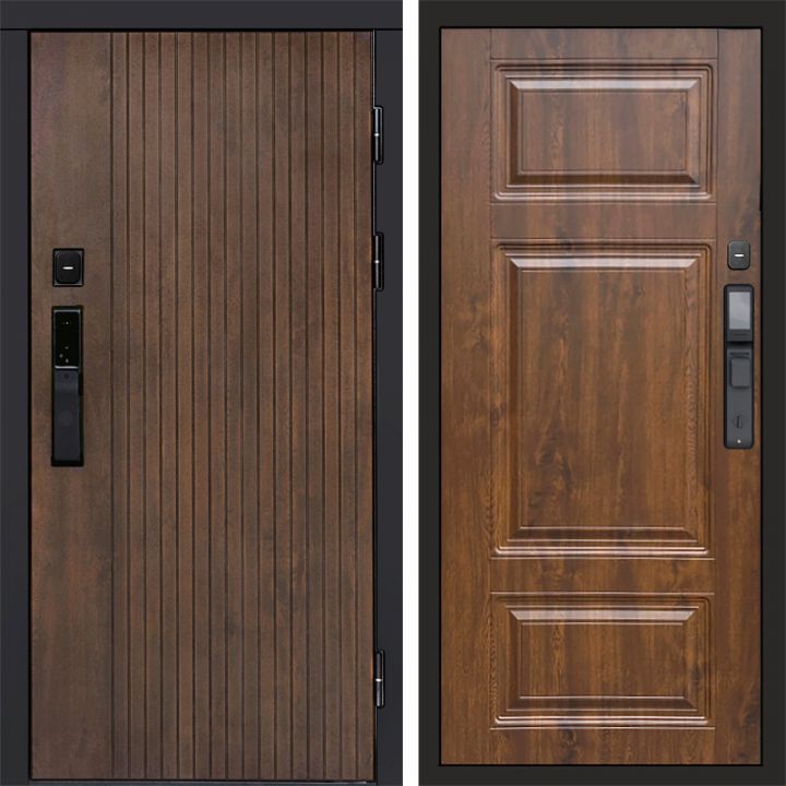 Входная дверь Termo-door ТВИСТ УЛЬТРА с электрозамком Лион Дуб