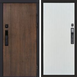 Входная дверь Termo-door ТВИСТ УЛЬТРА с электронным замком FLAT Белый Софт