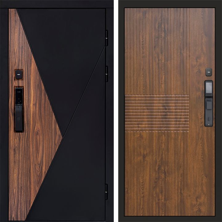 Входная дверь Termo-door МАТРИКС с электронным замком Мастино Дуб