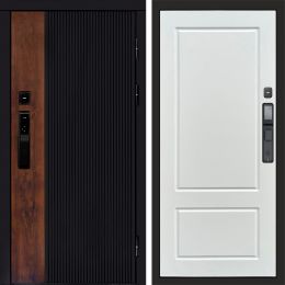 Входная дверь Termo-door ПРЕСТИЖ с электронным замком Марсель Белый Софт