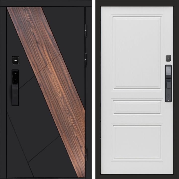 Входная дверь Termo-door НОВА с электронным замком Классика лиственница