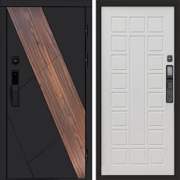 Входная дверь Termo-door НОВА с электронным замком Престиж бежевый матовый