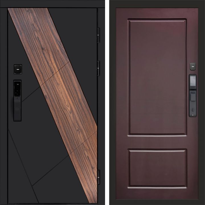 Входная дверь Termo-door НОВА с электронным замком Марсель Шоколад