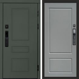 Входная дверь Termo-door ОРЕГОН GREEN с электронным замком Марсель Грей Софт