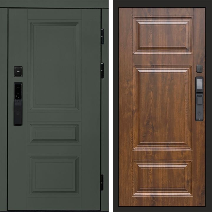 Входная дверь Termo-door ОРЕГОН GREEN с электронным замком Лион Дуб