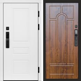 Входная дверь Termo-door ОРЕГОН WHITE с электронным замком Арка дуб