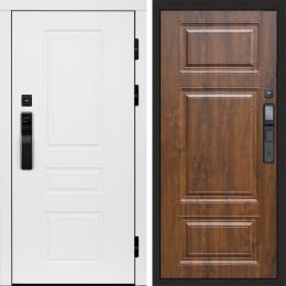 Входная дверь Termo-door ОРЕГОН WHITE с электронным замком Лион Дуб