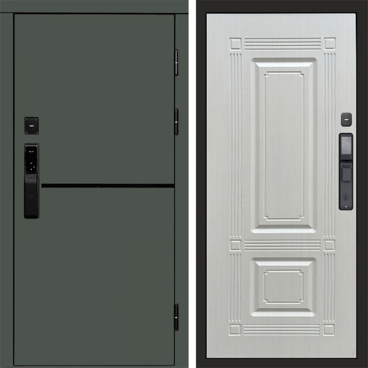 Входная дверь Termo-door ТРЕНД GREEN с электронным замком Мадрид Лиственница