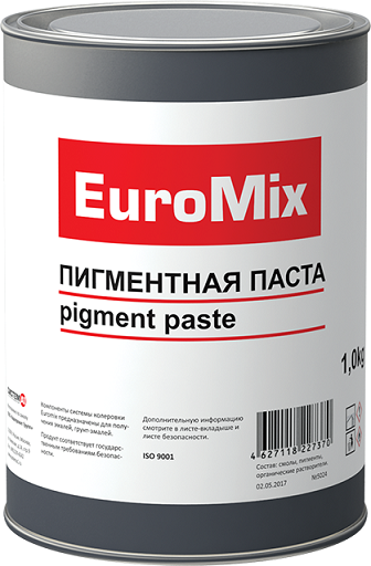 EuroMix Пигментная паста Р204, жёлто-оранжевая (банка 1л.)