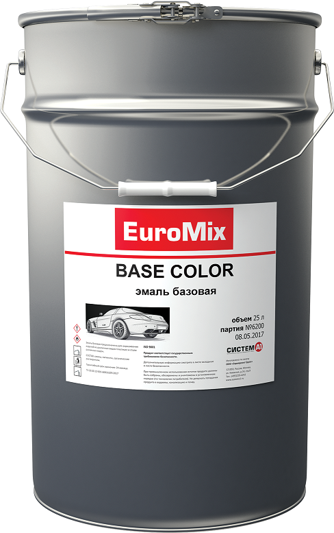 EuroMix Эмаль EUROMIX базовая рапсодия 448, объем 25л.