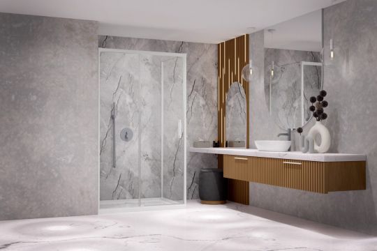 Прямоугольный душевой уголок Radaway Idea KDJ 140х80 см схема 2