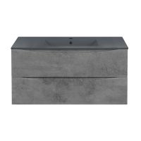 Тумба под раковину Vincea Mia MC100 VMC-2MC100GW 100Х46 с ящиком схема 15