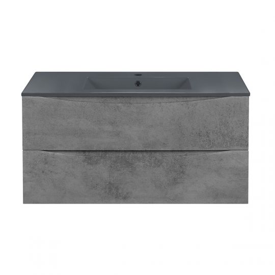 Тумба под раковину Vincea Mia MC100 VMC-2MC100GW 100Х46 с ящиком схема 15