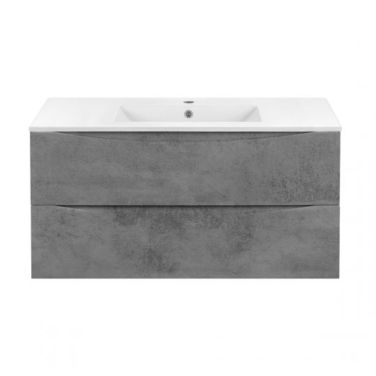 Тумба под раковину Vincea Mia MC100 VMC-2MC100GW 100Х46 с ящиком схема 17