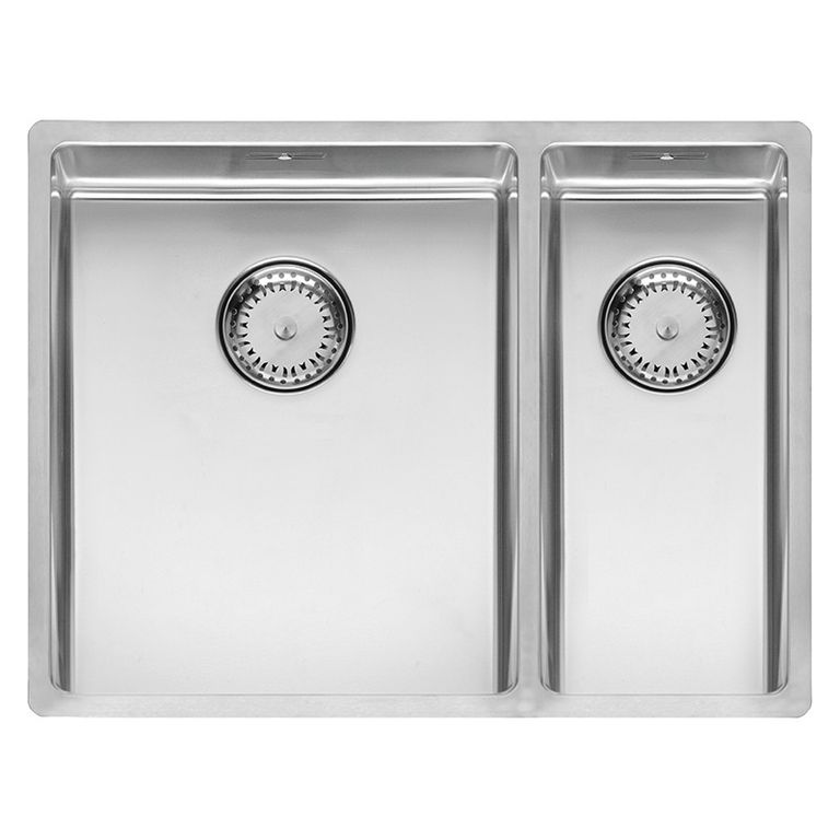 Изображение Двойная стальная мойка Reginox ELITE New York L 34x40+18x40 58х44 см