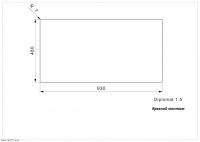 Мойка Reginox ELEGANCE Diplomat R15* (реверсивная, клапан-автомат) 95х50 см схема 2