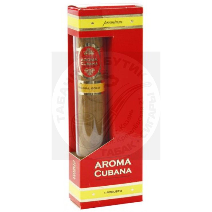Сигара Aroma Cubana Robusto Gold Cherry - (стеклянная туба)