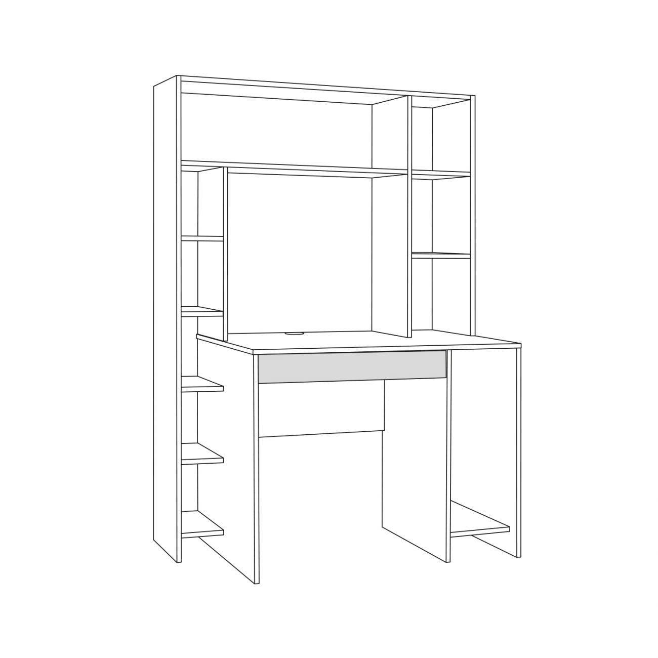 Комфорт 12.71 Стол компьютерный 1167мм