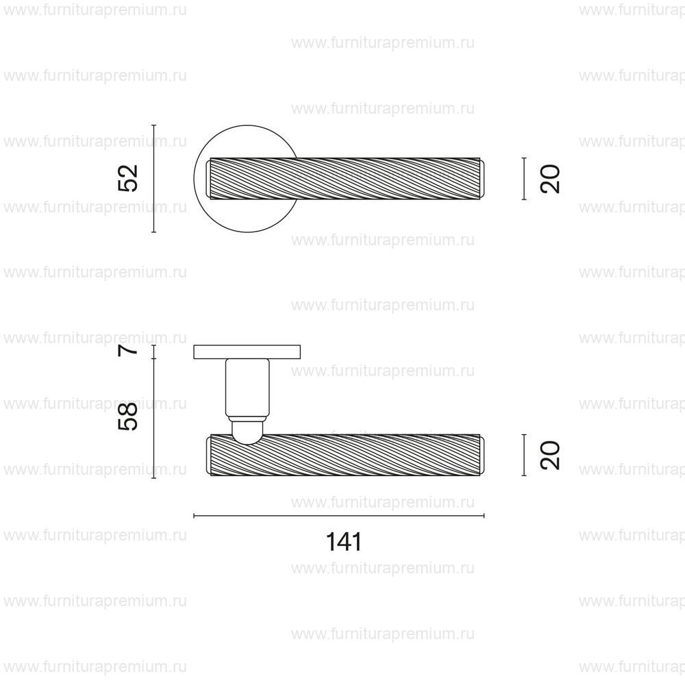 Ручка Aprile Kerria R 7S