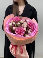 Розовый букет