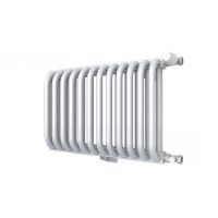 Низкий двухрядный радиатор с квадратным коллектором КЗТО РС 2-300 3/4 схема 2