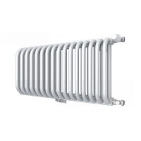 Низкий двухрядный радиатор с квадратным коллектором КЗТО РС 2-300 3/4 схема 4