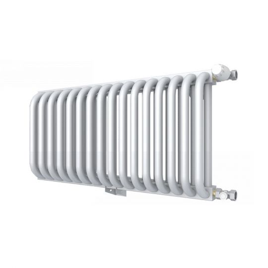 Низкий двухрядный радиатор с квадратным коллектором КЗТО РС 2-300 3/4 схема 4