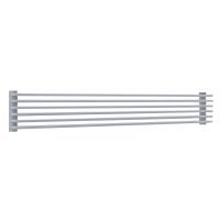 Горизонтальный стальной  радиатор КЗТО Параллели Г1-1750 шаг 25мм схема 3