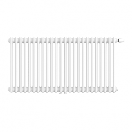 Трубчатый радиатор КЗТО Bataria 2-500 UT нижнее универсальное подключение RAL 9016 схема 7