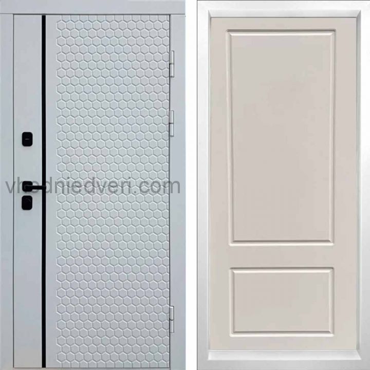 Входная дверь Termo-door Simple White - Марсель Слоновая кость