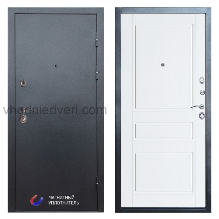 Входная дверь Termo-door Техно Графит - Классика Лиственница