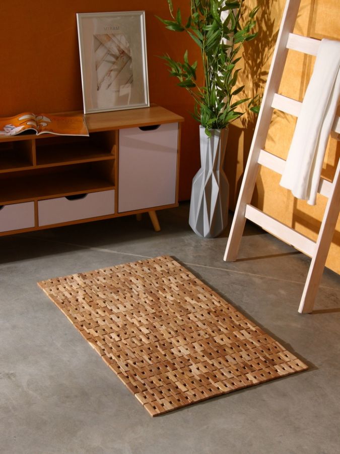 Коврик из тикового дерева, 100х60х0,7 см