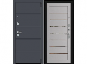 Входная Дверь el’PORTA (Portika) Porta R-3 Graphite Pro 980х2050мм Правое Открывание / Эльпорта Портик 0329-1705.