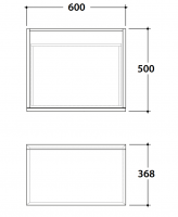 Ящик Globo Javier JA3660 60x50x36,8 схема 3 Ящик Globo Javier JA3660 60x50x36,8 схема 3