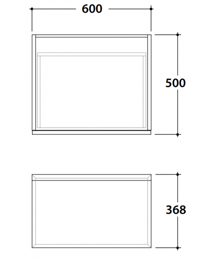 Ящик Globo Javier JA3660 60x50x36,8 схема 3 Ящик Globo Javier JA3660 60x50x36,8 схема 3