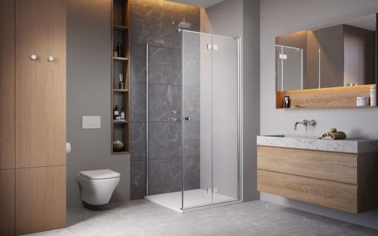 Душевой уголок со складной дверью Radaway Essenza KDJ B 100 х 120 см схема 2