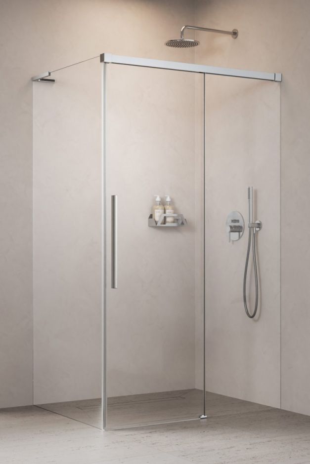 Изображение Душевой уголок с раздвижной дверью Radaway Idea 8 QL XL 120 (фронтальная часть)