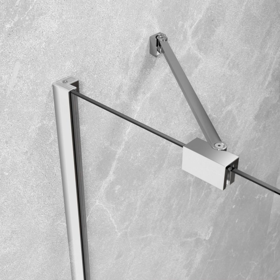 Шторка на ванну распашная Essenza PND II 130 см ФОТО